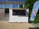 Abnehmbarer Stangenbehälter 4 × 2 m weißer RAL 9016 – Bild 2